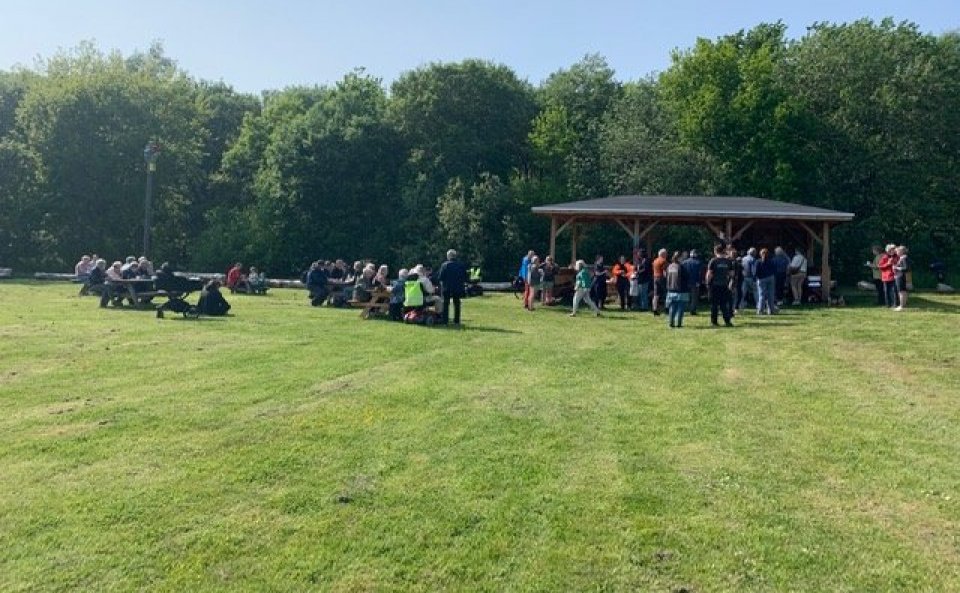 Indvielse af madpakkehuset på Fugleparken